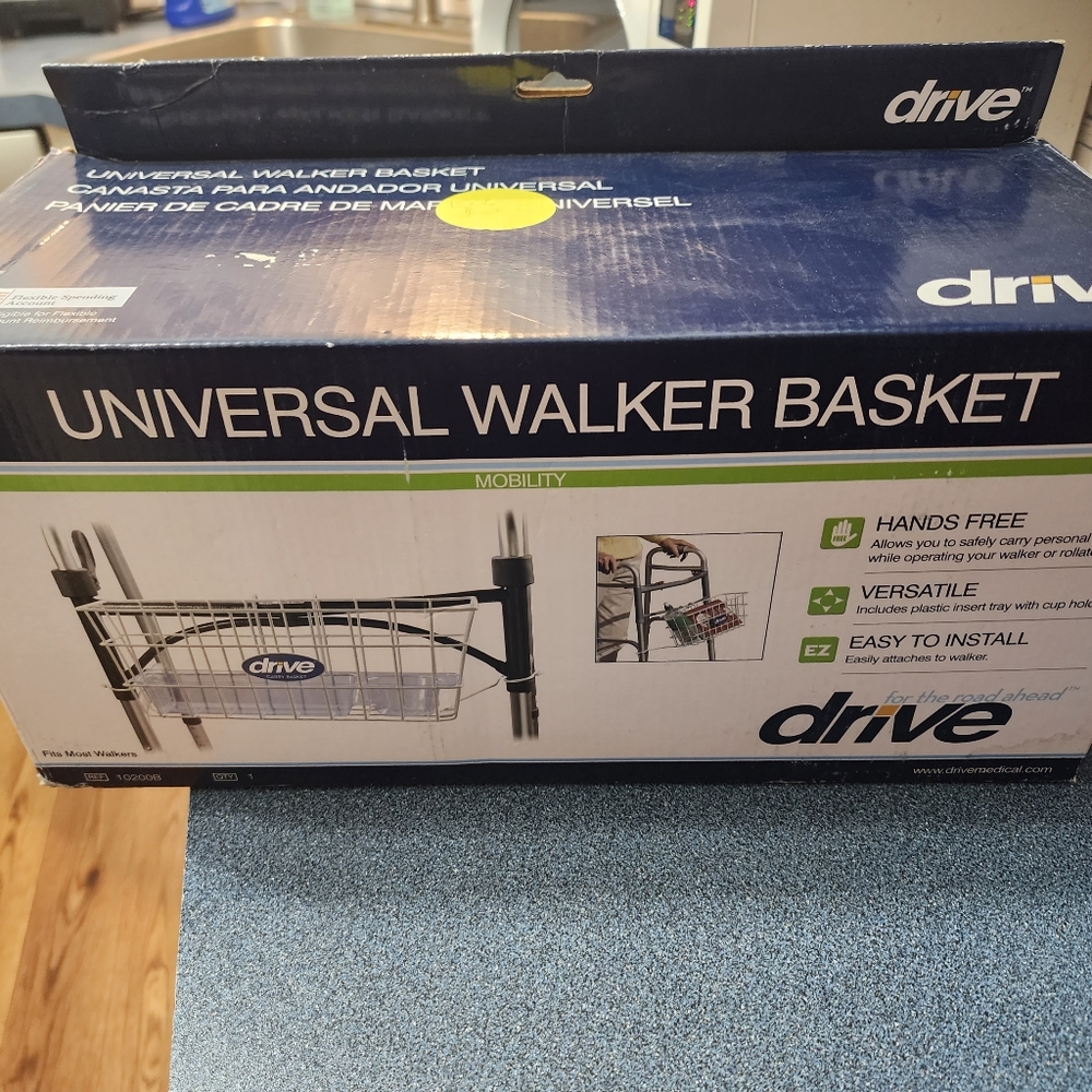 Universal walker basket